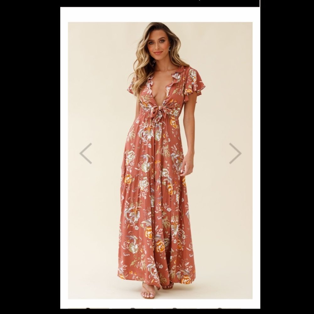 Selfie Leslie Wide leg floral jumpsuit